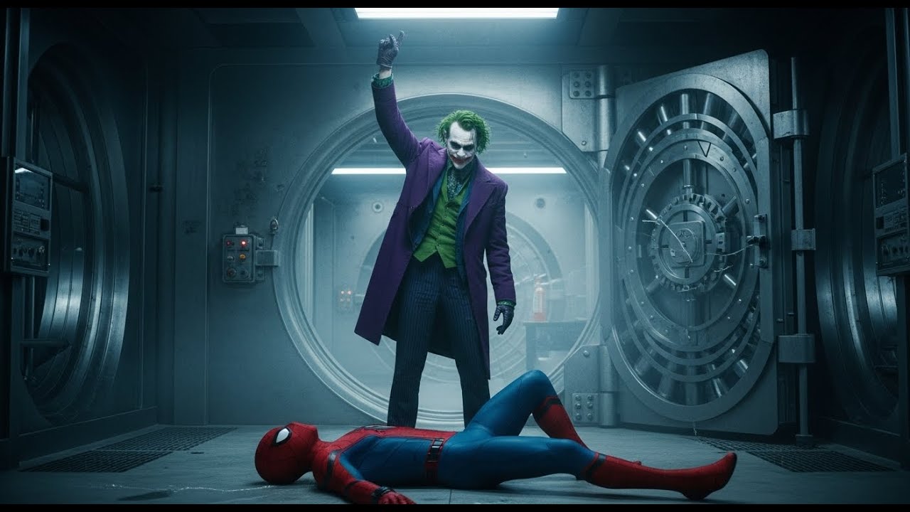 Неожиданная команда: Человек-паук останавливает ограбление банка Джокера, пока Халк стоит на пути...