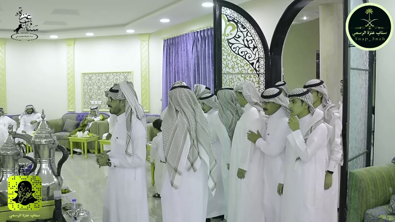 مأدبة عشاء سالم و فايز و عبدالله سعود الخمعلي وأبنائهم على شرف الشيخ #عبدالاله_ثامر_طراد_الملحم