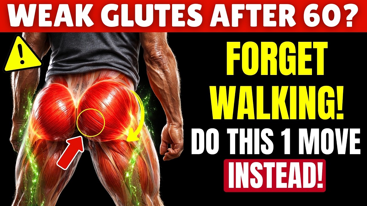 Over 75? 5 Essential Exercises To Quickly Build Stronger Glutes | Senior Health Tips