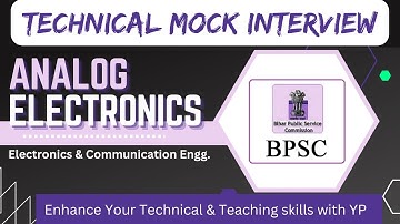 Analog Electronics Mock interview | ECE | Enhance Your Technical & Teaching skills with YourPedia