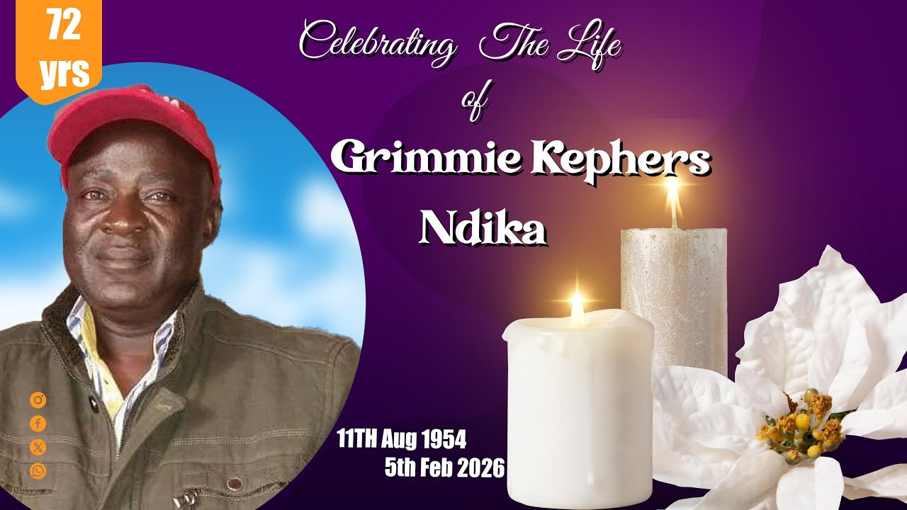 CELEBRATING THE LIFE OF Grimmie Kephers Ndika