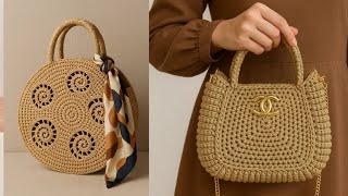 Beautiful Crochet Handmade Deferent Bag Ideas | Handmade Crochet Bags Ideas 💡 screenshot 2