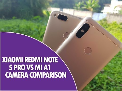 Xiaomi Redmi Note 5 Pro vs Xiaomi Mi A1 Camera Comparison