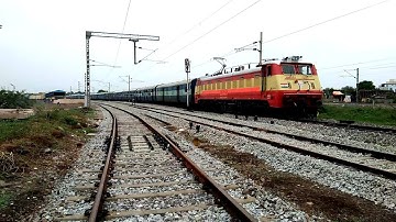 Chennai Central - SH Mata V Devi Katra ANDAMAN Express Departure From New Guntur | Indian Railways !