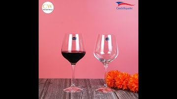 Bộ Ly Uống Rượu Vang Pha Lê Tiệp Crystalex Rebecca 540ml Red Wine