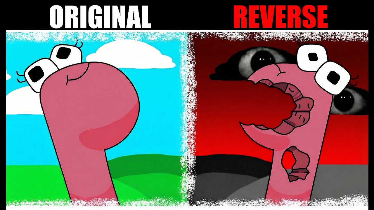 Reverse Alphabet Lore But They Are Horror Version (A-Z) - Alphabet Lore Meme Animation - TD Rainbow