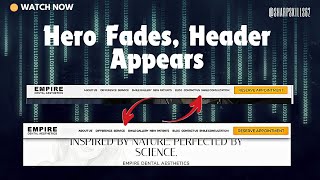 Control Your Header on Scroll