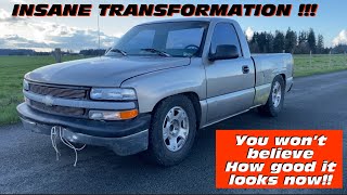 INSANE CHEVY DRIFT TRUCK TRANSFORMATION IN 10 MINUTES! FULL HD FRONT END SWAP AND MUCH MORE!! by Life on limiter 5,539 views 11 months ago 10 minutes, 44 seconds