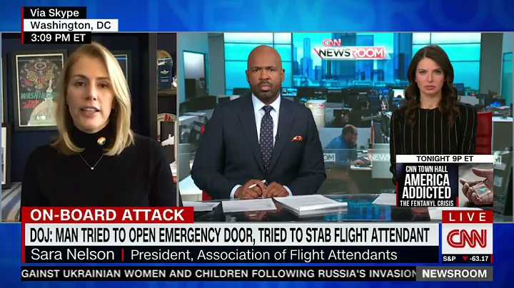 AFA on CNN: Passenger Accused of Trying to Open Door on United Flight, Stab Flight Attendant