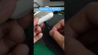 How to reset Gemini II earbuds