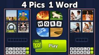 4 Pics 1 Word Daily Puzzle Answers February 10, 2026
