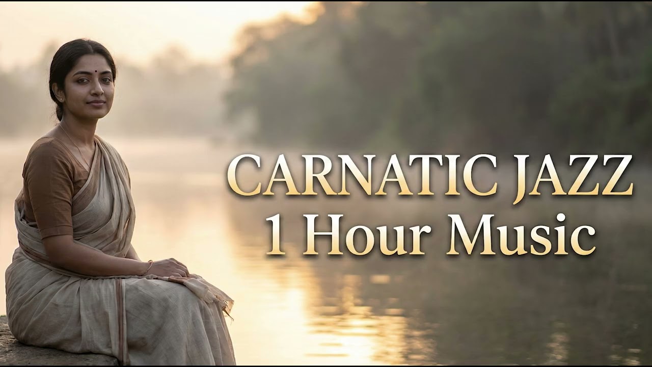 Carnatic Meditation Jazz for Stress Relief | 1 Hour Peaceful Relaxation