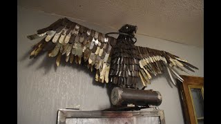Welded Eagle Sculpture | Harley Davidson #2