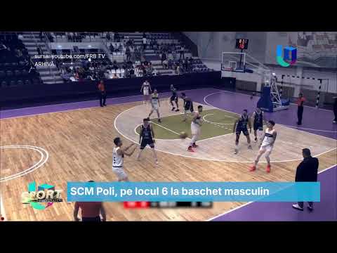 SCM Poli, pe locul 6 la baschet masculin