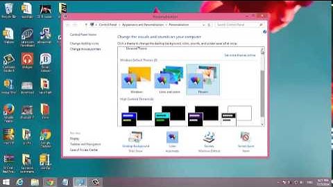 How To Change Windows 8 Themes