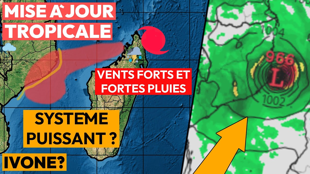 Un cyclone puissant au nord de l’île Maurice pourrait-il toucher le Mozambique ?!