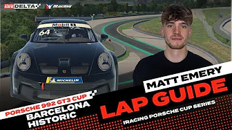 iRacing Lap Guide: Porsche 992 GT3 Cup at Barcelona Historic