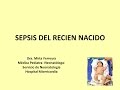 Dra. Mirta Ferreyra - Sepsis del recien nacido