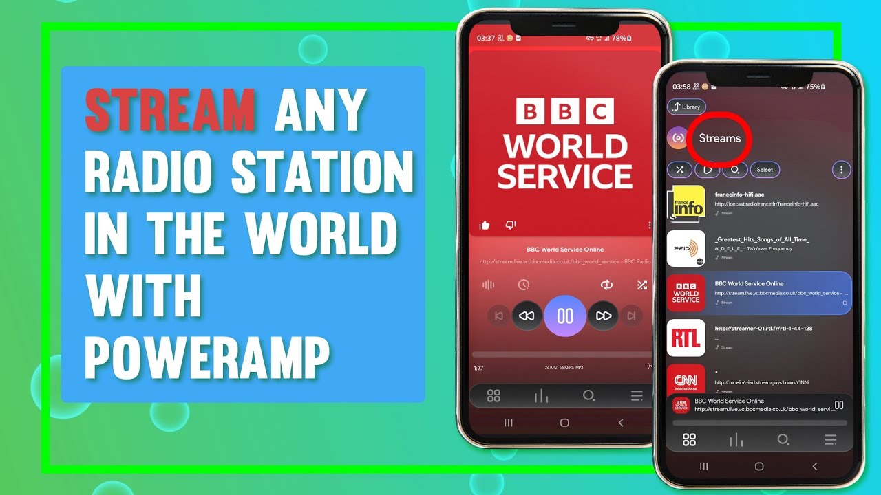 How to listen to any radio station in the world with Poweramp: [Step-by-Step Guide]