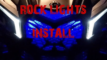 Installing Rock Lights on my 2021 Maverick X3