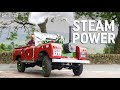 This guy has built a steam-engined Land Rover!