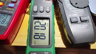 Prueba De Pinza Mastech, Con Bajas Intensidades, Contra Patrón Entre Cem Dt 398H Y Uni-T Ut 251C.