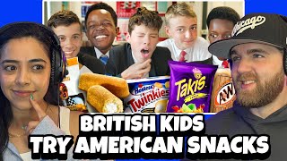 British Highschoolers try American Snacks for the first time! | ROASTED THE HELL OUT OF US! 🤣