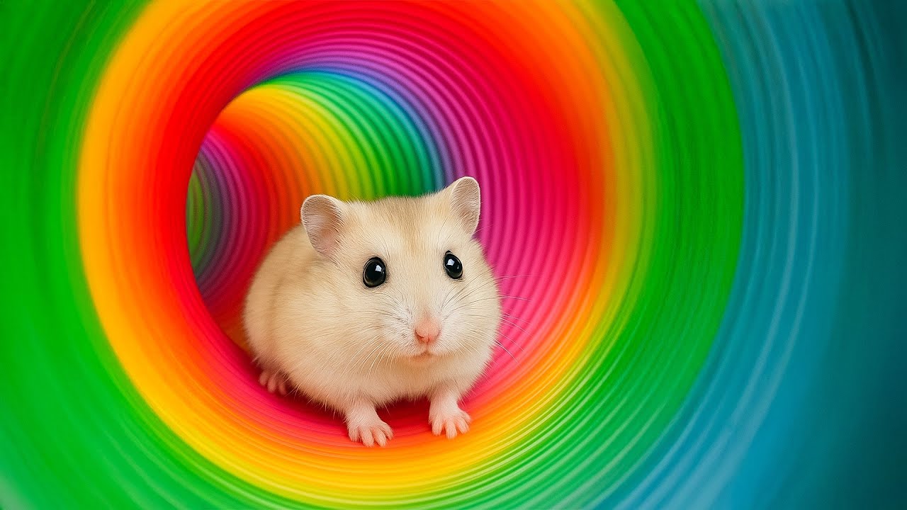 🌈🐹 Hamster Escape Maze 😱 #hamsterescape #mazediytrap