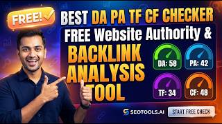🎬Best DA PA TF CF Checker | Free Website Authority & Backlink SEO Analysis Tool (2026)