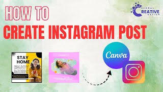 How to Create Instagram post with Canva | Canva Tutorial