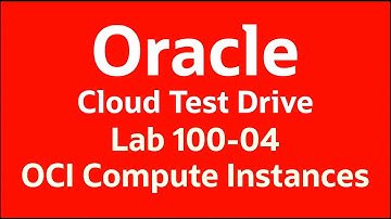 Lab100-04 Compute Instance