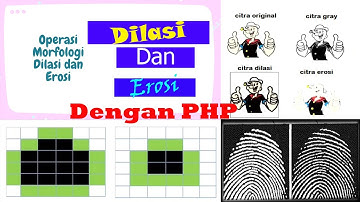 Pengolahan Citra : Operasi Dilasi dan Erosi dengan PHP #ImageProcessing