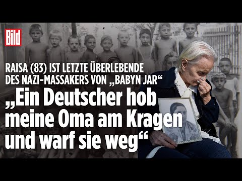 Nazi-Massaker von „Babyn Jar“: Diese Frau ist die letzte Überlebende