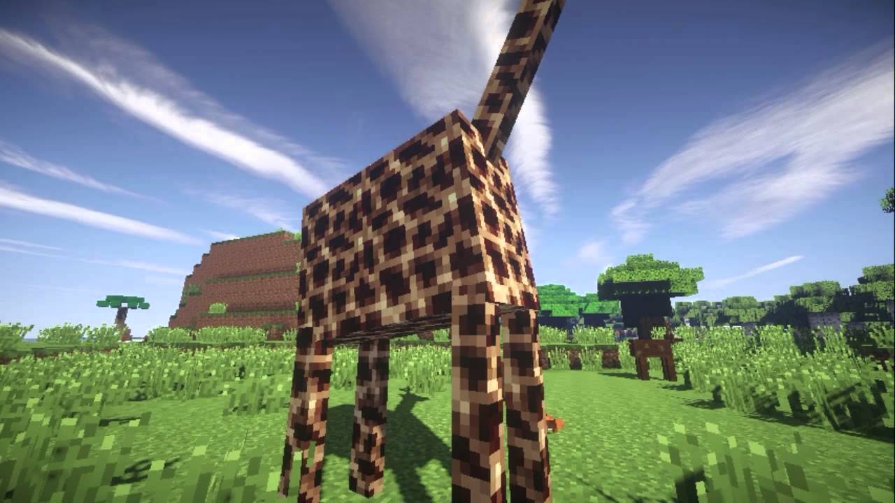 Minecraft 1 7 10 影modと動物modを使った新しいminecraft 単発実況 Youtube