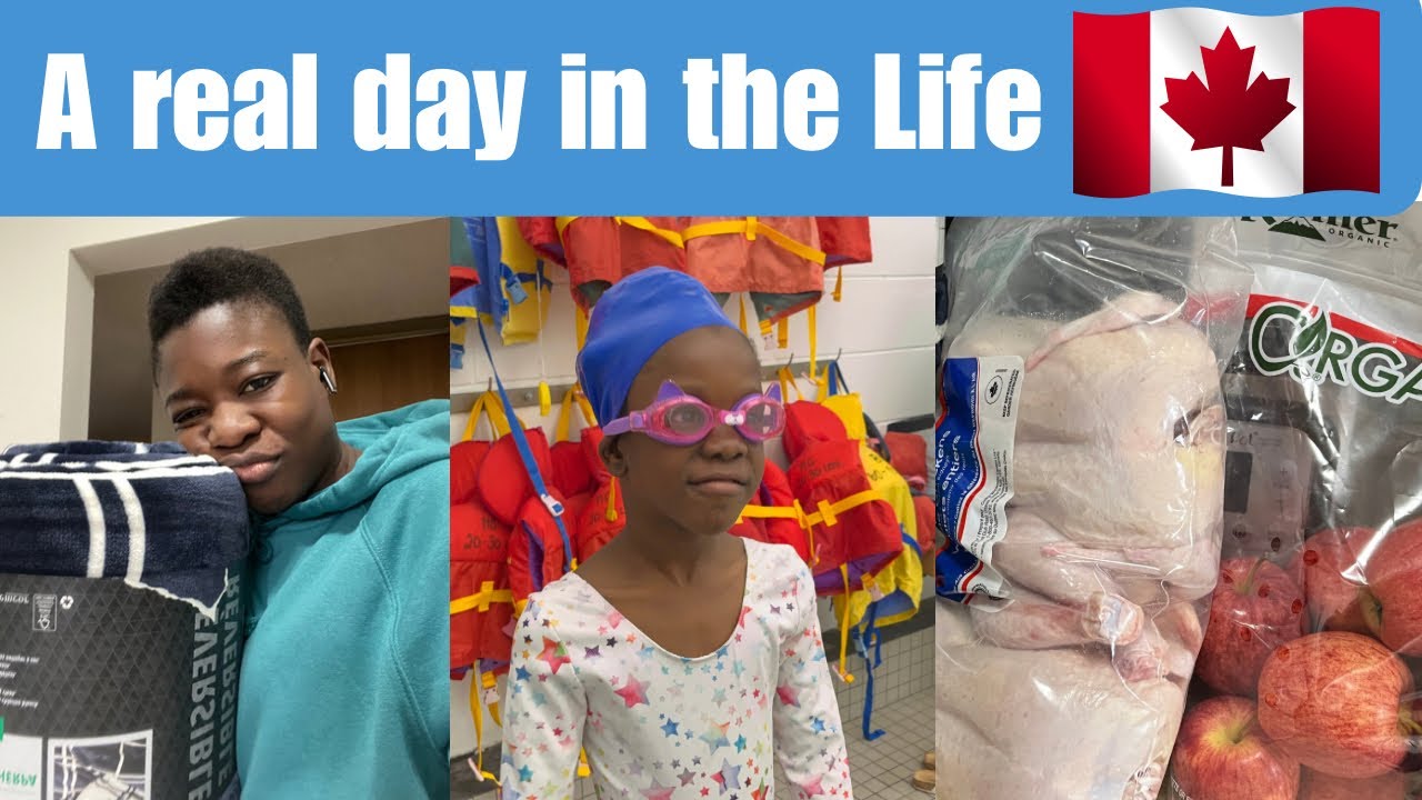 My True Weekend Reality in Winnipeg Canada// Groceries//Swimming//House Chores