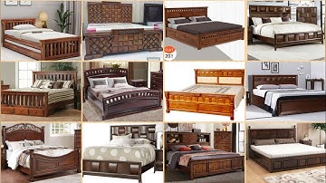 Latest Top 80 Wooden Bed Designs 2025 | Modern & Luxury king size wooden bed designs