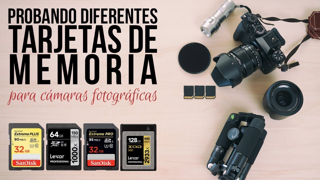 diferentes tarjetas de memoria para fotografía - YouTube