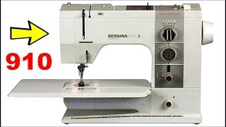 mixer rag Memo Bernina 910 Matic Electronic / Test Sewing Demo - YouTube