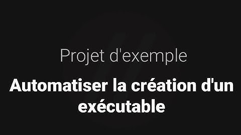 Automatiser la création d