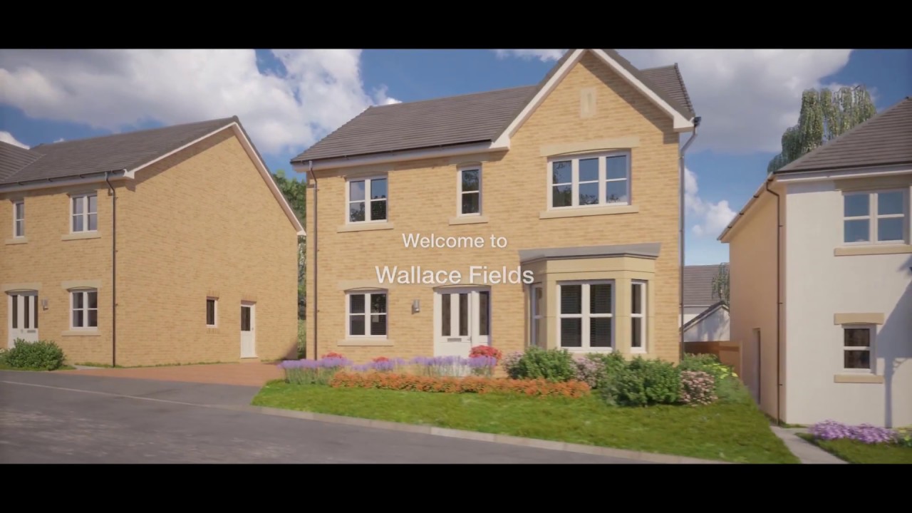 Miller Homes Wallace Fields, Robroyston, Glasgow Drone Video YouTube