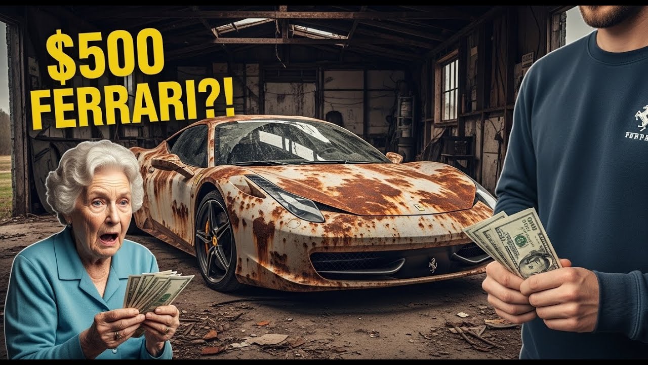 I Bought Ferrari 458 Italia for ONLY $500! Grandma Sold Me His Abandoned Supercar