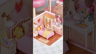 Unboxing With Me Rolife Lovely Pink Bedroom Diy Kit