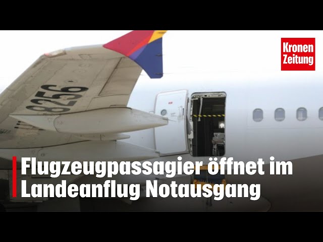 Südkorea: Mann öffnet vor der Landung Notausgang von Flugzeug - DER SPIEGEL