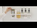 マグネットバスルームバスケット タワー ワイド -MAGNETIC SHOWER CADDY WIDE-