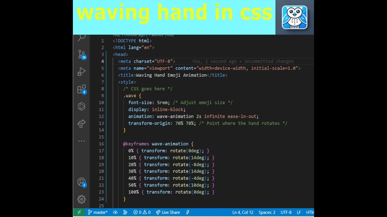 Waving Hand in CSS