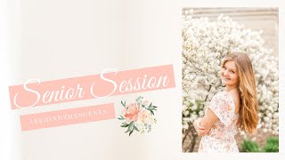 Senior Portrait Session Behind the Scenes