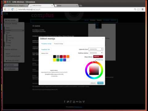 Video: Kako Promijeniti Boju Menija