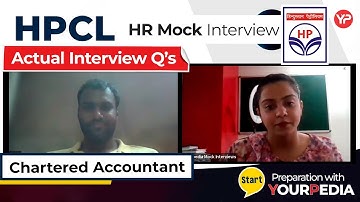 HR Mock Interview for HPCL, Chartered Accountant |Actual Interview Q
