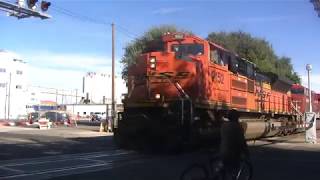 BNSF 9152 Leads A Oil Train With 2 CP And CEFX C St Sacramento, CA