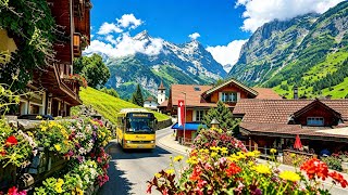 GRINDELWALD Switzerland🇨🇭Most Amazing Swiss Village Walking Tour!